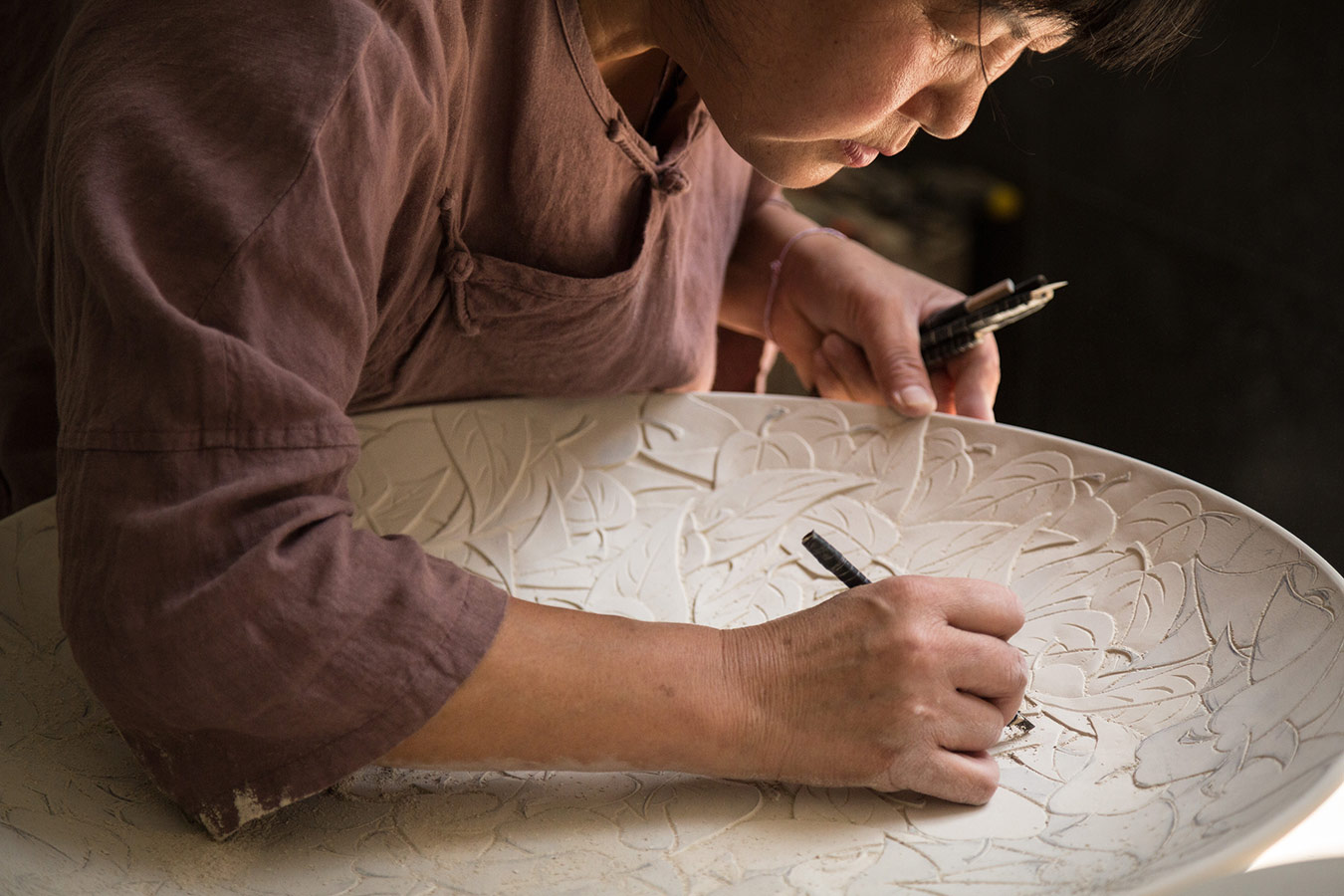 Artista de la cerámica china