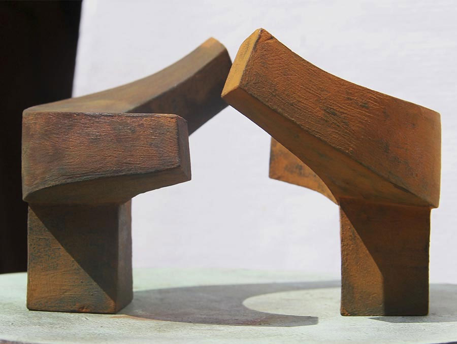 Escultura cerámica de Francisco López