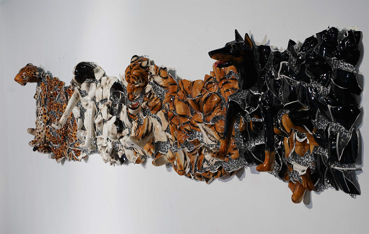 Mural cerámico de Alberto Gianfreda