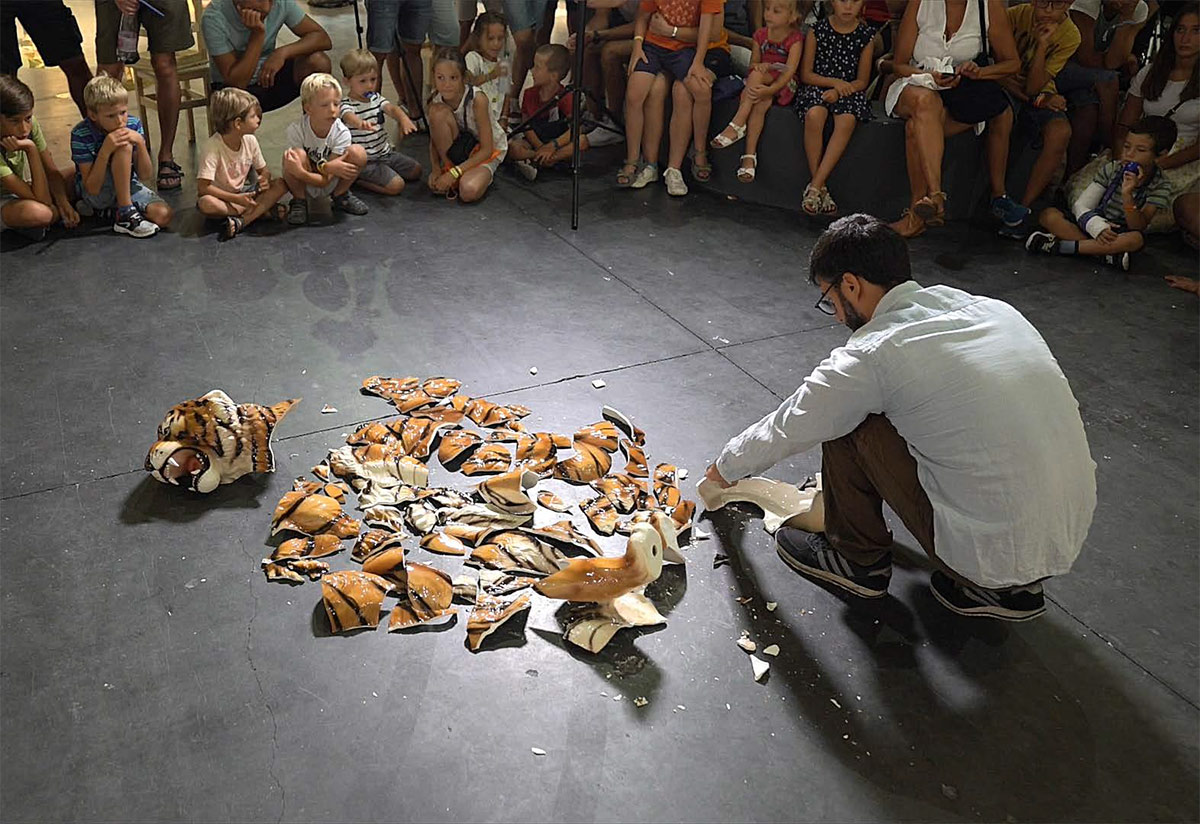 Escultura cerámica de Alberto Gianfreda