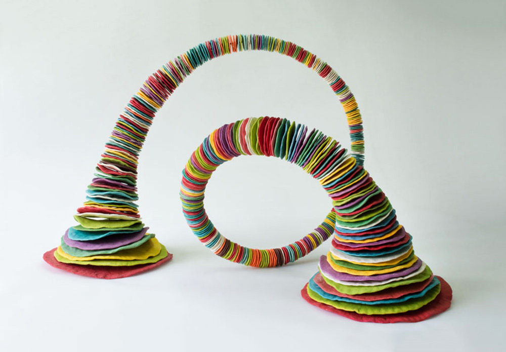 Escultura cerámica de Juana Fernández