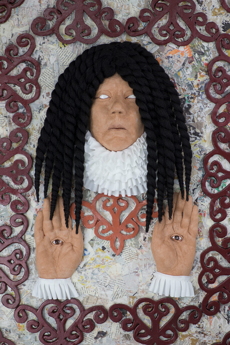 Escultura cerámica de Joey Quiñones