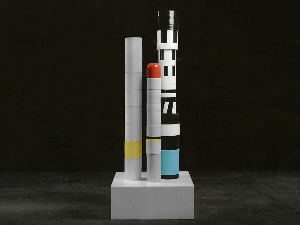 escultura Cerámica de Ettore Sottsass