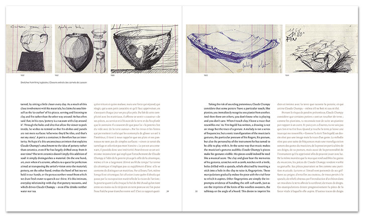 Páginas interiores del libro Claude Champy. Star Dust