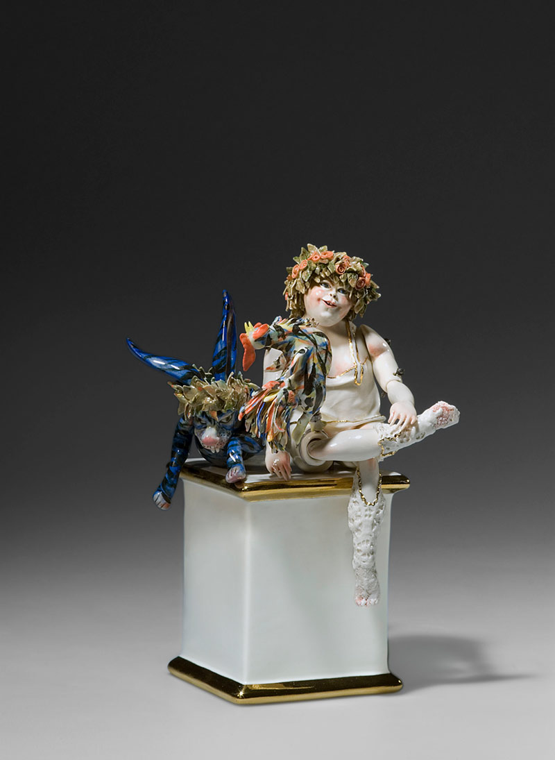 Pieza de cerámica de Gerda Smolik