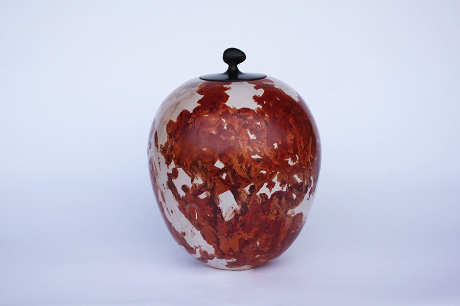 Pieza de cerámica de Avelino Carrasco