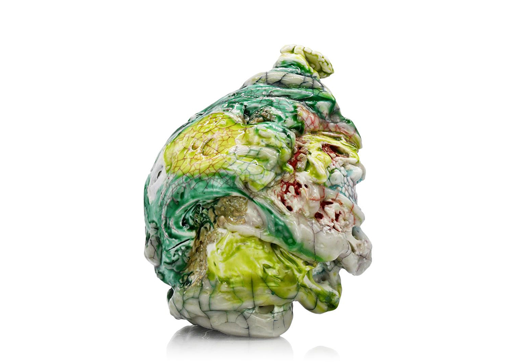 Pieza de cerámica de Kodai Ujiie