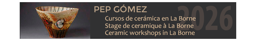 Cursos de cerámica con Pep Gómez en La Borne