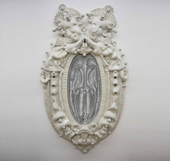 Escultura cerámica de Elmar Trenkwalder