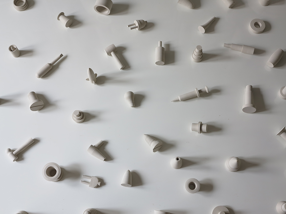 Piezas de cerámica de Juan Ortí