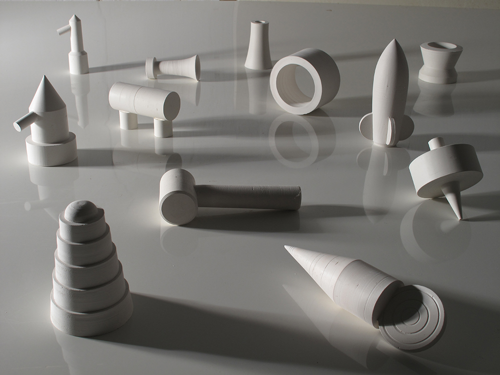 Piezas de cerámica de Juan Ortí