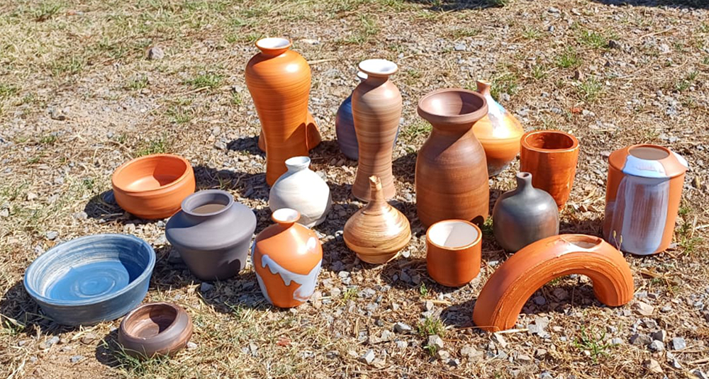 Piezas de Sergi Pahissa con terras sigillatas