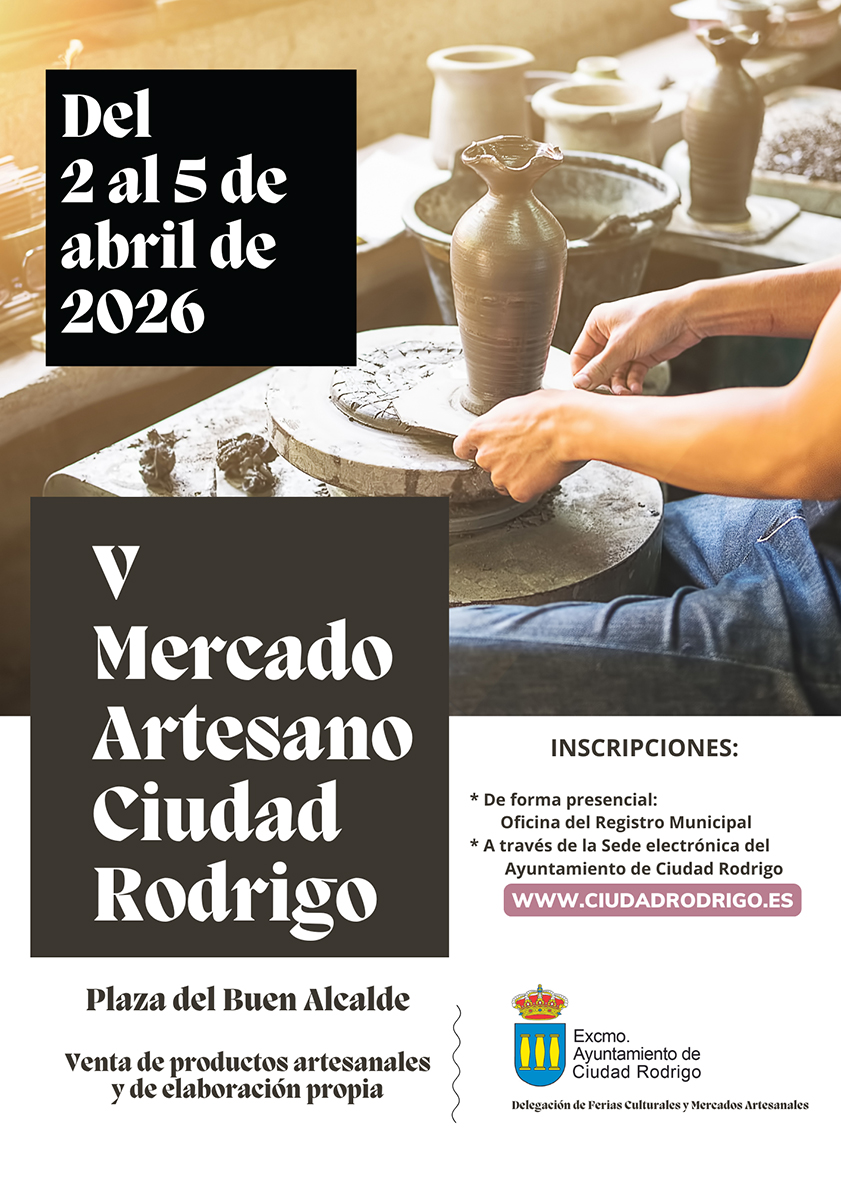 cartel del Mercado Artesano de Ciudad Rodrigo