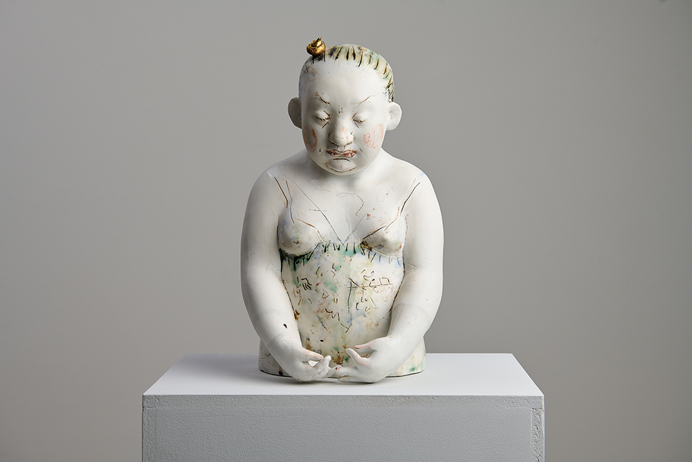 Escultura cerámica de Gundi Dietz