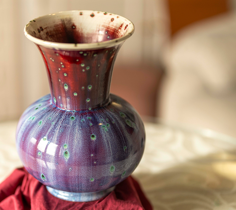 Pieza de cerámica de Gaei Matsuyama