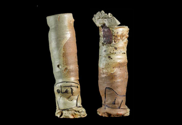 Pieza de cerámica de Ryoji Koie