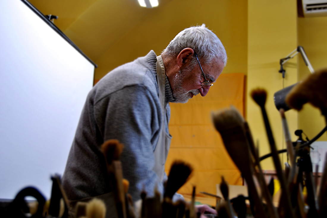Enric Mestre durante un curso organizado por Rafaela Pareja