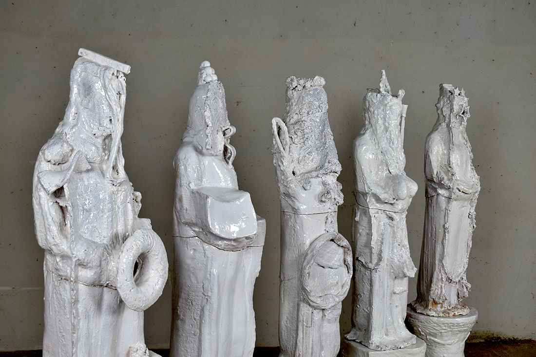 Escultura cerámica de Paolo Porelli