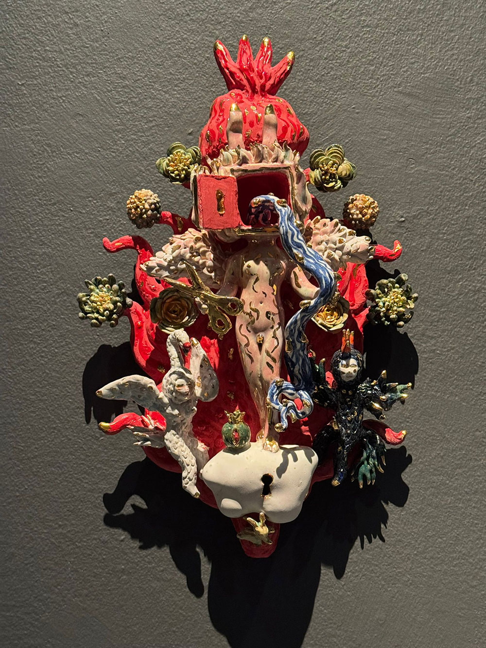Escultura cerámica de Rafael Chacón
